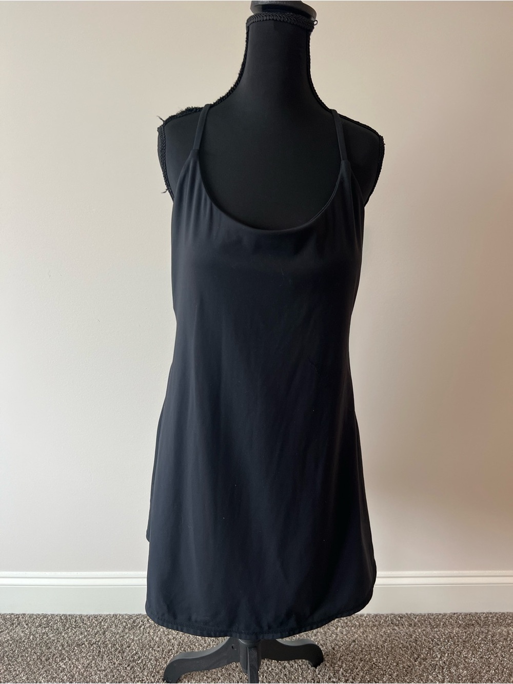 Halara Black Athletic Dress with built in shorts Activewear Workout Tennis